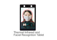 8&quot; LCD 스크린 찬성되는 얼굴 승인 온도계 온도 탐지 세륨 ROHS FCC