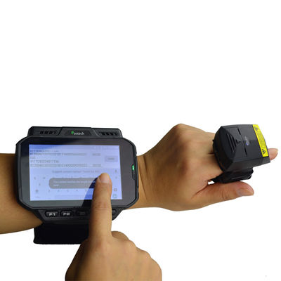 착용할 수 있는 IP65 가지고 다닐 수 있는 손 안의 컴퓨터 휴대폰 QR 코드 스캐너