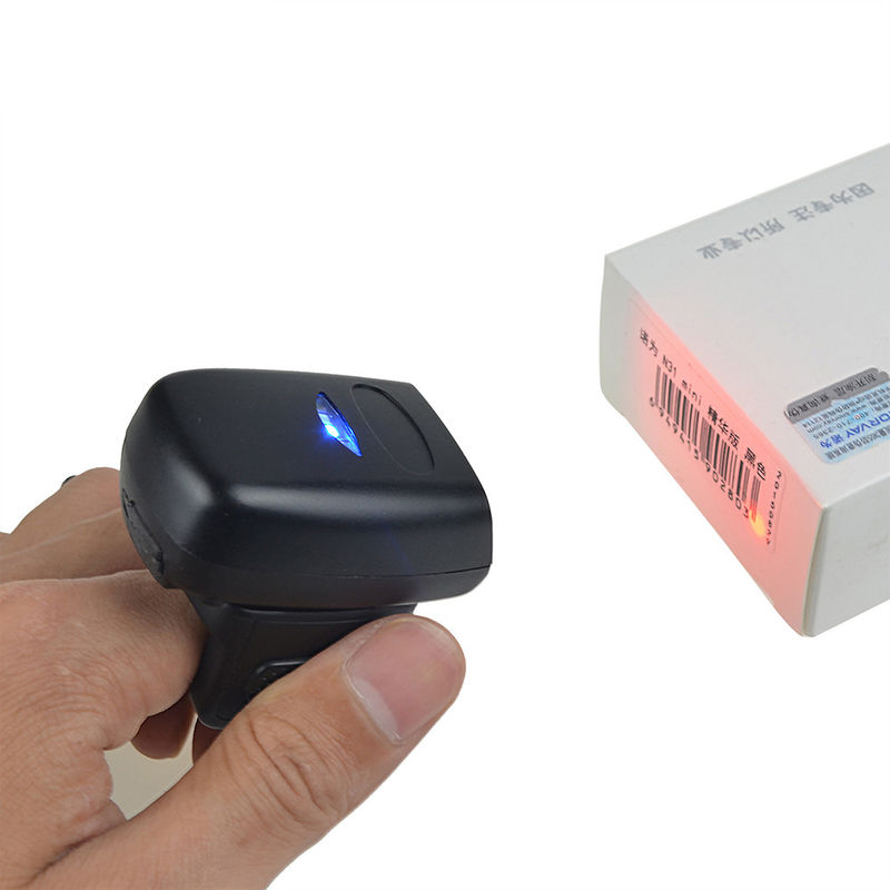 웨어러블 무선 바코드 리더 2d 블루투스 바코드 스캐너 finger mini bar code scanner for android 태블릿 pc